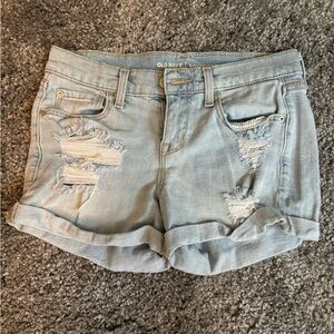 Old Navy distressed “Boyfriend” shorts